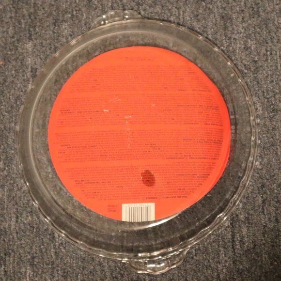 Pyrex # 229 Clear Glass Deep Dish 9.5" x 1 1/2" Scalloped Fluted Edge Pie Plate - Picture 5 of 5